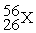 <strong>Place in the blank the letter of the correct response in each horizontal row of choices. -________ An isobar of </strong> A) B) C) D)