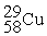 <strong>Place in the blank the letter of the correct response in each horizontal row of choices. -________ An atom of Cu containing an equal number of protons, neutrons and electrons</strong> A) B) C) D )