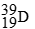 <strong>For each description on the left select the correct atom from the response list on the right. Responses may be used more than once or need not be used at all. -________ Has more neutrons than electrons</strong> A) B) C) D)