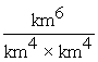 <strong>In which of the following unit set-ups are the units incorrectly combined together?</strong> A) dm<sup>4</sup> x dm<sup>3</sup> = dm<sup>7</sup> B) = km<sup>-2</sup> C) = in D) = ?m<sup>-2</sup>