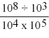 <strong>What is the correct exponential term for the following mathematical operation? </strong> A) 10<sup>-6</sup> B) 10<sup>2</sup> C) 10<sup>-2</sup> D) 10<sup>-4</sup>