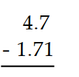<strong>Subtract. - </strong> A) 3.09 B) 2.99 C) 3.99 D) 3.0