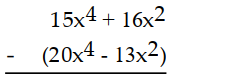 Subtract. - 