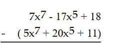 Subtract. - 