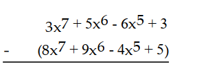 Subtract. - 