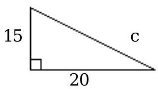 Find the length of the third side of the right triangle. Where appropriate, give both an exact answer and an approximation to three decimal places. -  