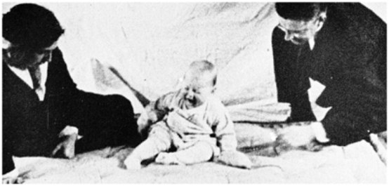 <strong>Which of the following is a criticism of the Watson and Rayner Little Albert study? </strong> A) It was a violation of APA ethnical guidelines for research. B) Watson and Rayner never extinguished Little Albert's fear of the rat. C) Watson and Rayner did not measure Little Albert's fear of the rat subjectively. D) a and b
