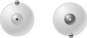 <strong>The figure below shows two hydrogen atoms. How many covalent bonds will form between these two atoms?</strong> A)one B)two C)three D)none, these atoms will form an ionic bond.