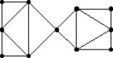 Use the following to answer Questions: Identify an Euler circuit on the following graphs by numbering the sequence of edges in the order traveled.