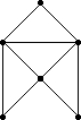 Use the following to answer Questions: Identify an Euler circuit on the following graphs by numbering the sequence of edges in the order traveled. -