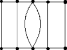 Use the following to answer Questions: Add wiggly edges to find an efficient eulerization of the following graphs. -