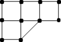 <strong>In order to eulerize the graph below, give the fewest number of edges that need to be duplicated. </strong> A) 1 B) 2 C) 3 D) 4