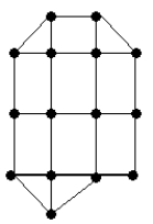 In order to eulerize the graph below, give the fewest number of edges that need to be added or duplicated.