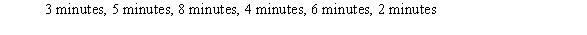 <strong>What is the minimum number of processors required to perform the following tasks in 12 minutes? </strong> A) 2 B) 3 C) 4 D) 5