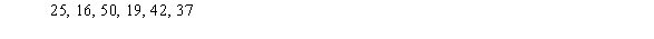 <strong>Given the set of data below, find the mean. </strong> A) 34.5 B) 31 C) 31.5 D) 50