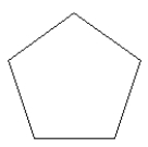How many elements are in the symmetry group of the regular pentagon shown below?