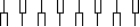 <strong>Assume the following pattern continues in both directions. What isometries preserve the pattern? </strong> A) translation and rotation only B) translation and horizontal reflection only C) translation, rotation, and vertical reflection only D) translation, rotation, glide reflection, and vertical reflection