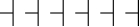 <strong>Assume the following pattern continues in both directions. What isometries preserve the pattern? </strong> A) translation and rotation only B) translation and horizontal reflection only C) translation and glide reflection only D) translation, horizontal reflection, and vertical reflection