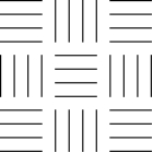 Assume the pattern continues in all directions. What are the isometries of the pattern?