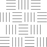 Assume the pattern continues in all directions. What are the isometries of the pattern?
