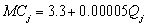 A firm produces two goods, X and Y, that are complements in production. One unit of the joint product, Q<sub>j</sub>, produces one unit of Q<sub>X</sub> and one unit of Q<sub>Y</sub> (similar to the Chem Tech problem in the text). The demands for X and Y are Q<sub>X</sub> = 150,000 -500P<sub>X</sub> and Q<sub>Y</sub> = 160,000 - 400P<sub>Y</sub>. The joint marginal cost function is MC<sub>j</sub> = 40 + 0.002Q<sub>j</sub>. -The quantities of X and Y at which their marginal revenue becomes negative are Q<sub>X</sub> = ______ and Q<sub>Y</sub> = ______. Now suppose the joint marginal cost becomes