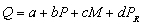 <strong>If demand is estimated using the empirical specification , then an equivalent expression for demand is</strong> A) B) C) D) E) none of the above