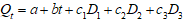 <strong>refer to the following: A forecaster used the regression equation and quarterly sales data for 1993I-2010IV (t = 1, ..., 64) for an appliance manufacturer to obtain the results shown below. Q is quarterly sales, and D<sub>1</sub>, D<sub>2</sub>and D<sub>3</sub>are dummy variables for quarters I, II, and III. -At the 5 percent level of significance, is there a statistically significant trend in sales?</strong> A) Yes, because 0.0362 < 0.05. B) No, because 0.0362 > 0.01. C) Yes, because 0.700 > 0.05. D) Yes, because 2.14 >0.05. E) both c and d
