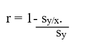 <strong>The correlation coefficient is given by the following equation.</strong> A) B) C) \frac{Unexplained variation}{Total variation} D) E) None of the above.