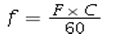 <strong>Which of the following formulas is used to determine the flow rate in drops per minute?</strong> A) B) C) D)