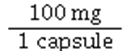 <strong>The dosage strength for Dilantin is </strong> A) B) C) D)