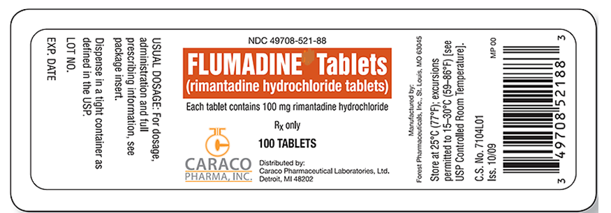 <strong>The physician ordered 0.1 g Flumadine po bid * 7 days. The amount to administer per dose will be </strong> A) 2 tablets B) 0.5 tablet C) 1 tablet D) 1.5 tablets