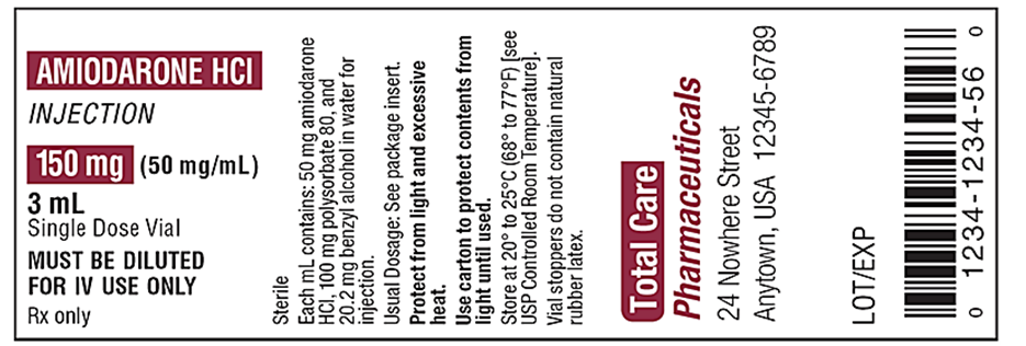 <strong>The physician ordered amiodarone 75 mg IV stat. What is the amount to administer? </strong> A) 1 mL B) 1.5 mL C) 2 mL D) 2.5 mL