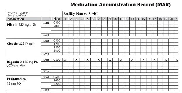 <strong>What is the problem with the transcription for Cleocin?  </strong> A) It is missing the route. B) The units for the dose are missing. C) The dose is missing. D) The frequency is missing. <div style=padding-top: 35px> 