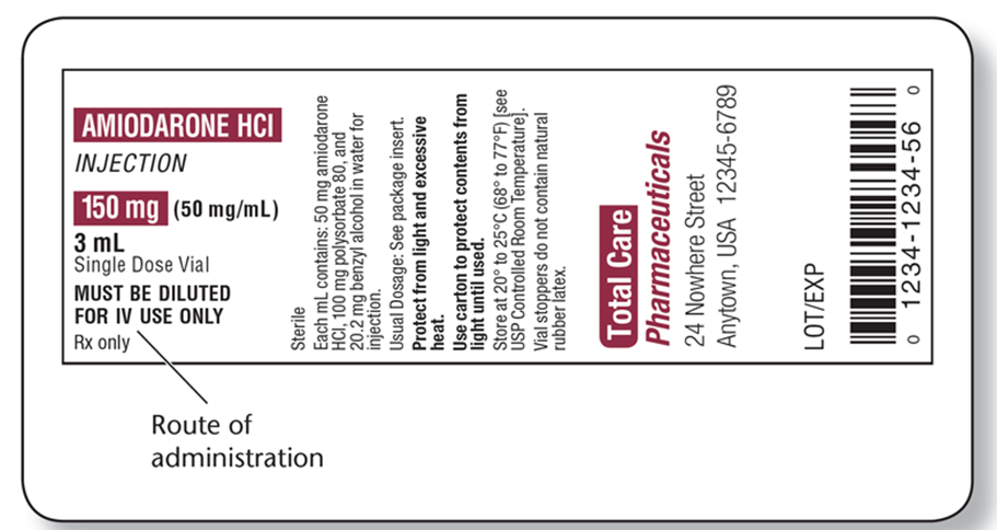 <strong>Based on the storage instructions on this label of amiodarone, which of these would you do? </strong> A) Remove vials from the cartons and place in a well-lighted room. B) Keep it in the refrigerator. C) Keep the vials in the original packaging and avoid excessive heat. D) Keep the vials in the original packaging and store in the freezer.