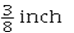 <strong>Which of the following lengths would be most appropriate for an intradermal injection?</strong> A)   B)   C) 1 inch D)   <div style=padding-top: 35px> 