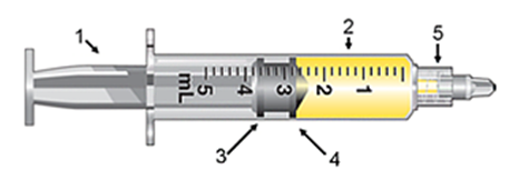 <strong>What number on this figure represents the trailing ring?  </strong> A) 3 B) 4 C) 5 D) 2 <div style=padding-top: 35px> 