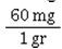 <strong>Which of the following is a correct conversion factor for converting grains to grams?</strong> A) B) C) D)