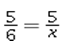 <strong>What is the value of x in ?</strong> A) 32 B) 5 C) 12 D) 6