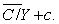 <strong>If the Keynesian consumption function is written as then the average propensity to consume is:</strong> A) c. B) C) D)