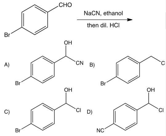 What is the product of the reaction below?