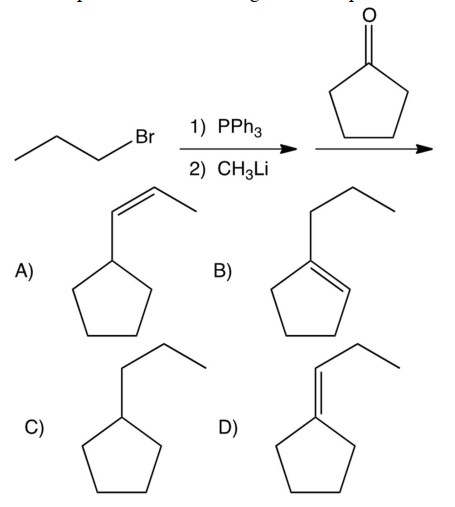What is the product of the following reaction sequence?  