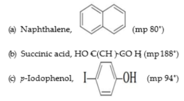 3 <sup>. </sup>Suggest possible crystallization solvents for the following compounds.