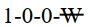 <strong>You should label a chemical that may react violently when mixed with water, with the NFPA label displaying these numbers in the Red, Blue, Yellow, and White quadrants</strong> A) 3-0-0 B) 0-0-0 C) D) 0-2-0