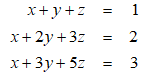 The system of linear equations has infinitely many solutions.   