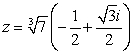 <strong>Which of the following complex numbers satisfy the equation z<sup>3</sup> = 7i?</strong> A) B) C) D)