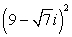 Write the expression in the form a + bi, where a and b are real numbers.