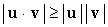 <strong>Let u and v be vectors. Determine which of the following alternatives is always true.</strong> A) B) C) D)