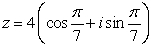 Let   Be a complex number. Find  