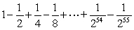 Evaluate the geometric series. Leave the answer in terms of unsimplified powers of the common ratio.    