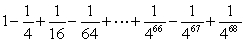 Evaluate the geometric series.  